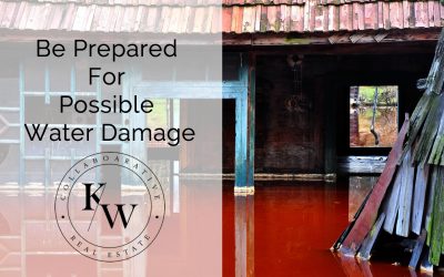 Be Prepared For Possible Water Damage