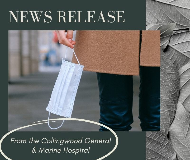 PRESS RELEASE FROM THE COLLINGWOOD GENERAL & MARINE HOSPITAL