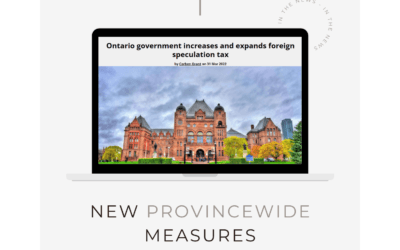 Ontario government increases and expands foreign speculation tax