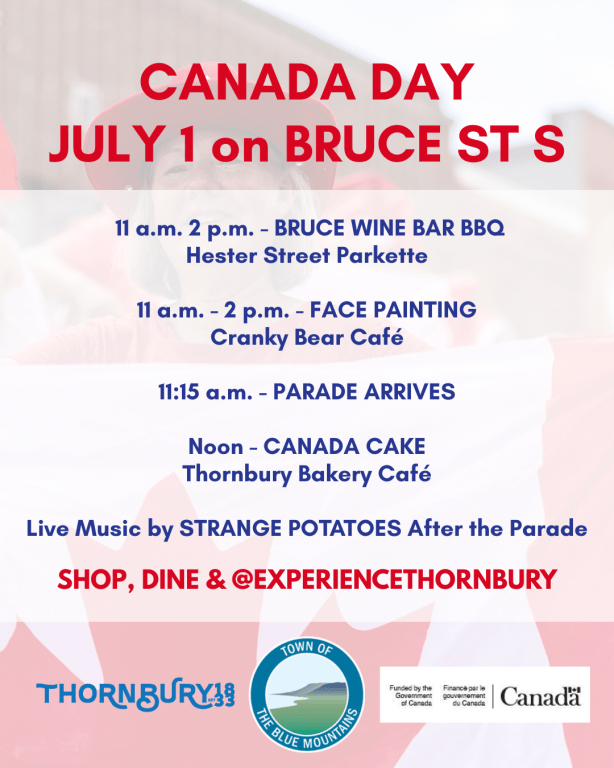 Thornbury Canada Day, Ontario EVENTS