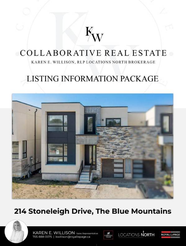 214 Stoneleigh Drive The Blue Mountains For Sale ELP Front Page