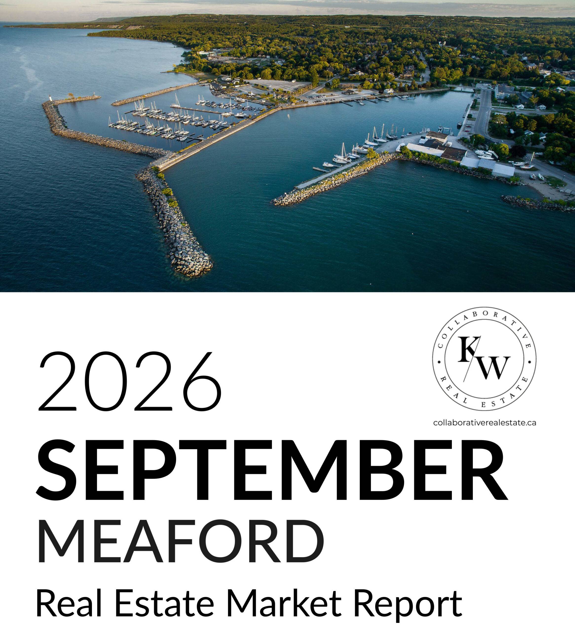 September 2026 Meaford real estate market report with home sales, average and median prices, and market trends.