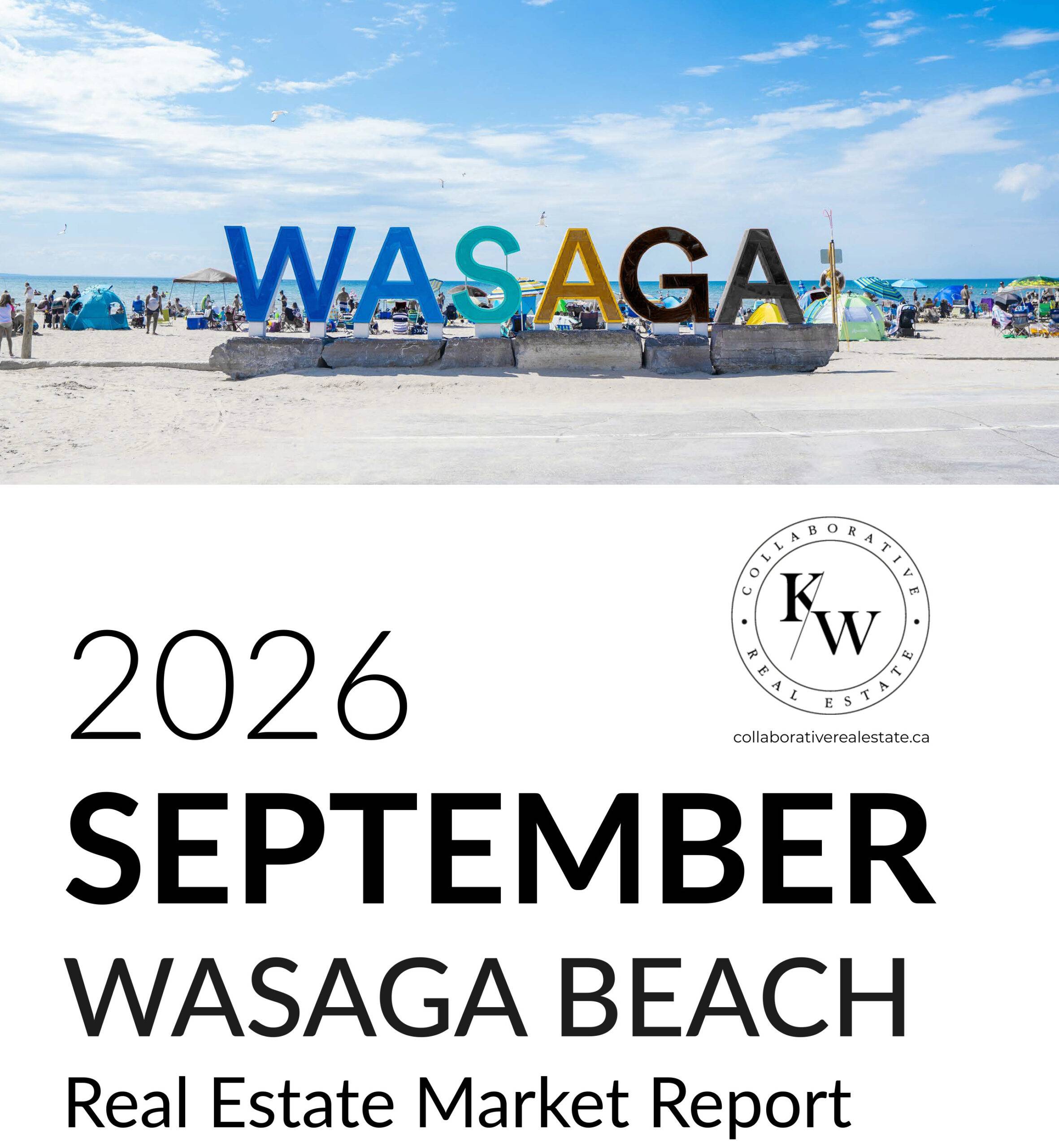 September 2026 Wasaga Beach real estate market report with home sales, average and median prices, and market trends.